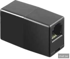 DELTACO TP-skarv RJ45 Svart