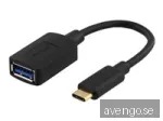 DELTACO USBC-1204 - USB-adapter