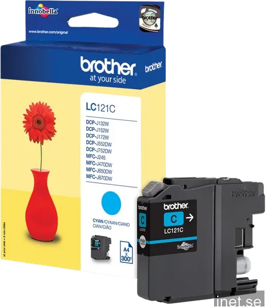 Brother LC121C, Cyan, 300 sidor