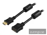 DELTACO HDMI-125 - HDMI-förlängningskabel