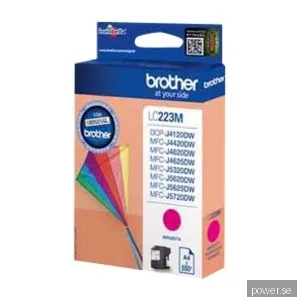 Brother LC223M, Magenta, 550 sidor
