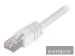 Deltaco FTP Cat6 Nätverkskabel / 20m - Vit