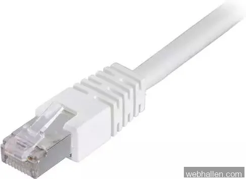 Deltaco FTP Cat6 Nätverkskabel / 25m - Vit