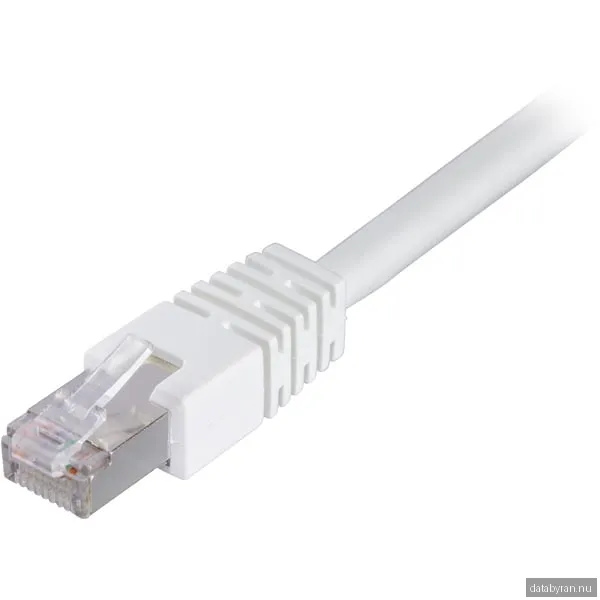 Deltaco FTP Cat6 Nätverkskabel / 10m - Vit