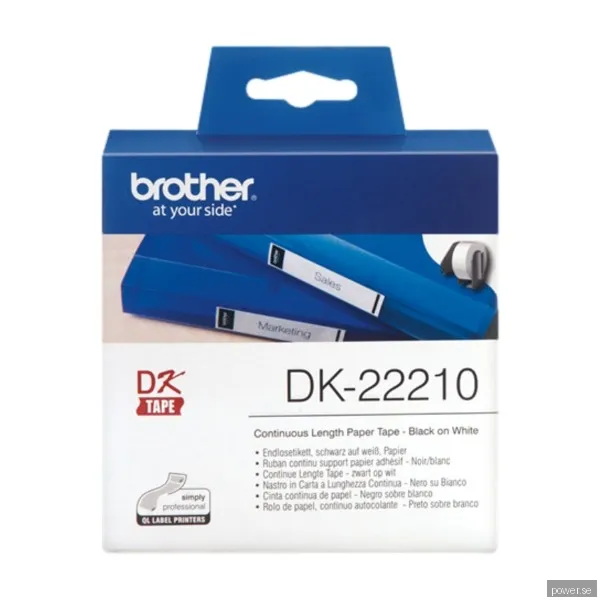 Brother DK22210 (löpande papperstejp 29mm)