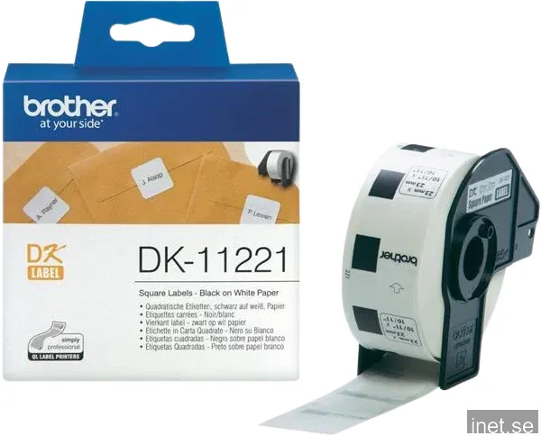 Brother DK11221 (kvadratisk etikett 23x23)
