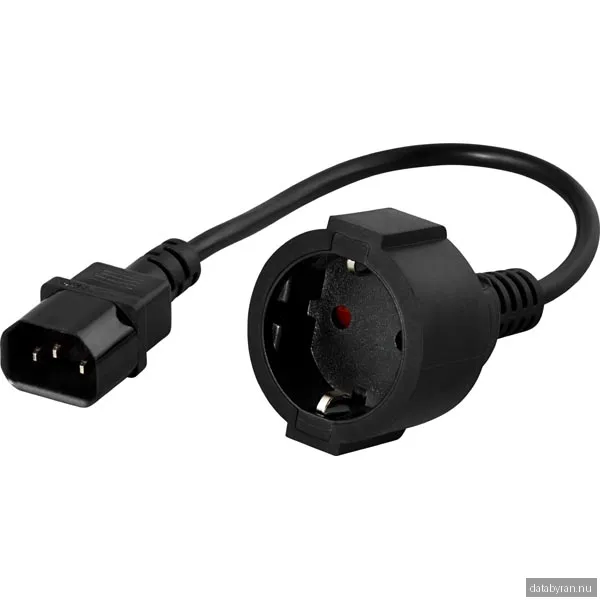 DELTACO Strömkabel adapter 230V