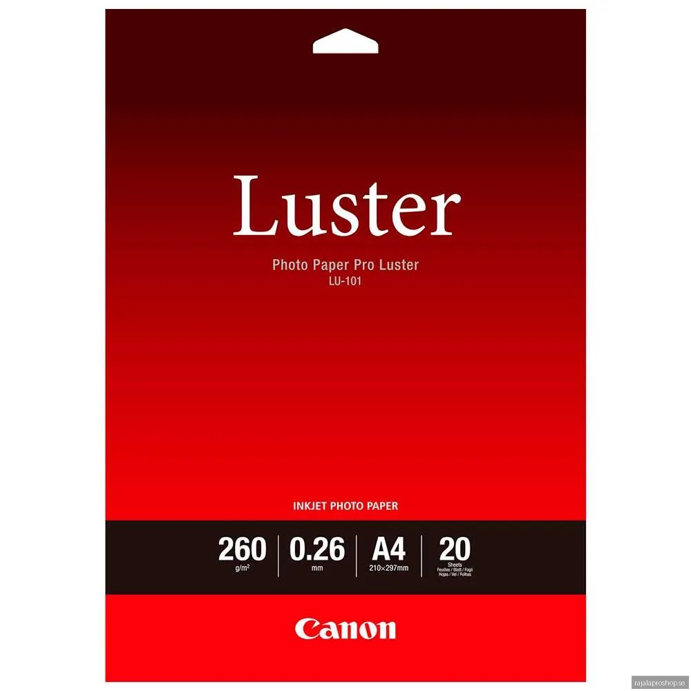 Canon Photo Paper Pro Luster LU-101