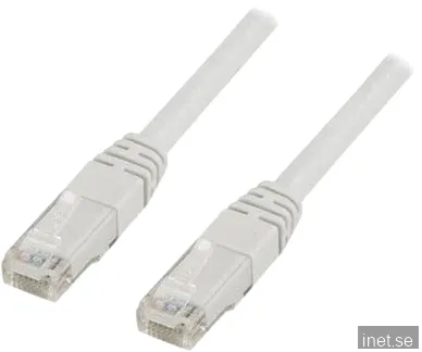 DELTACO TP-kabel Cat6 U/UTP Vit 15 m