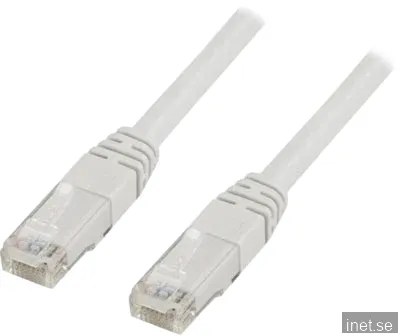 DELTACO TP-kabel Cat6 U/UTP Vit 25 m