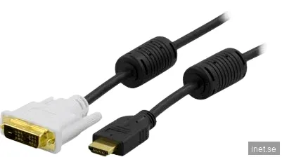 Deltaco HDMI till DVI-D 2m Svart