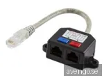 DELTACO Y-kabel för nätverk