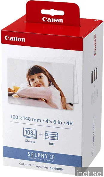 Canon KP-108IN Color Ink Paper Set for S