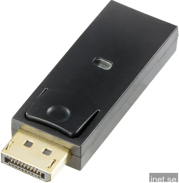 DELTACO - Videokort - DisplayPort hane till HDMI hona