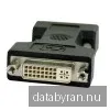 DELTACO Adapter DVI ho till VGA ha Svart