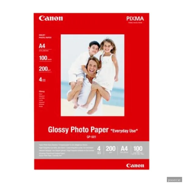 Canon GP-501 A4 blankt fotopapper (100 ark)