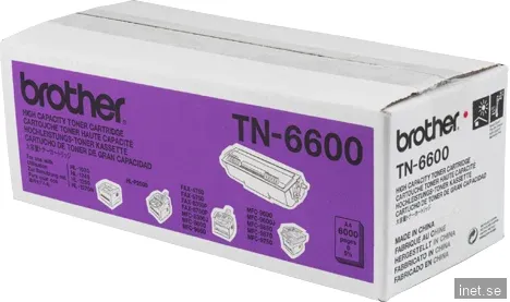 Toner Brother TN-6600 Svart