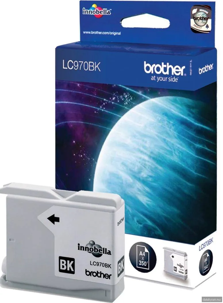 Brother Bläckpatron LC-970BK Svart