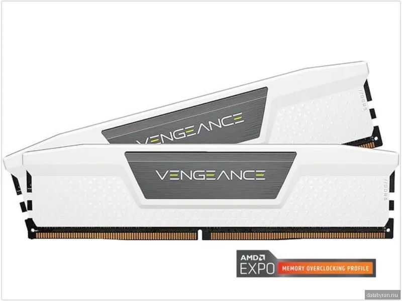 32 GB (2x16GB) DDR5-6400 Corsair Vengeance White CL36, XMP / AMD EXPO - Vit