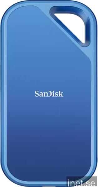 SANDISK Creator Pro SSD - 2TB - Blå - Extern SSD - USB 3.2 Gen 2x2