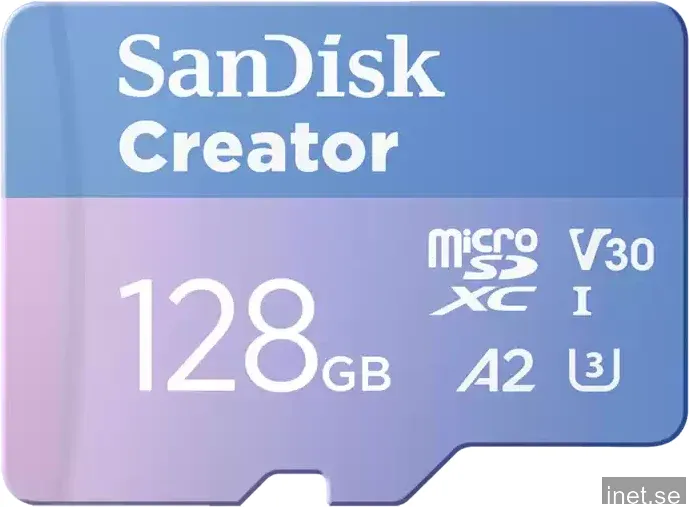 SanDisk Creator Extreme microSD-kort (128 GB)