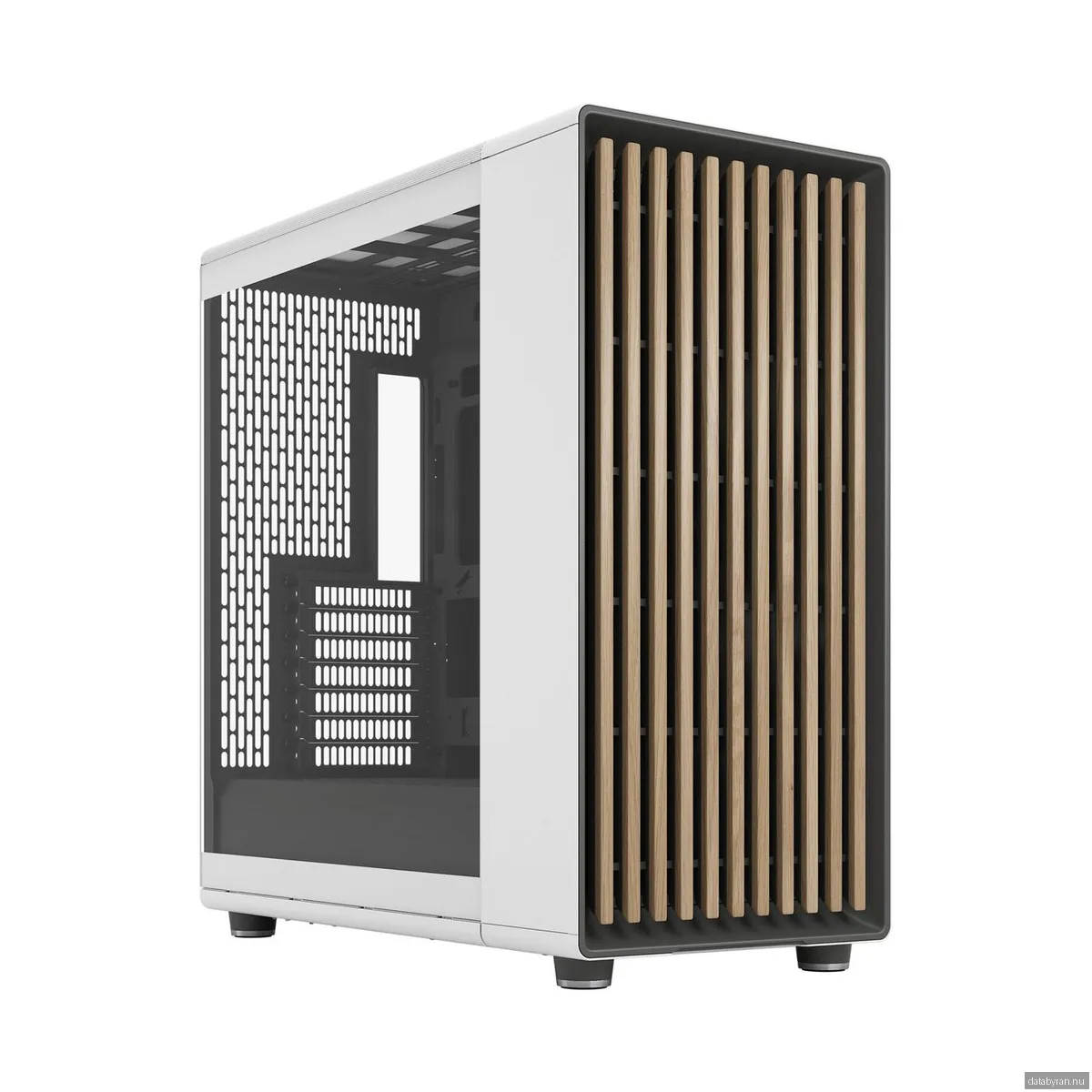 Fractal Design North XL RC White TG Clear - Chassi - Miditower - Vit