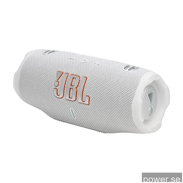 JBL Charge 6 Bluetooth-högtalare, vit