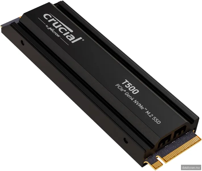4 TB Crucial T500 SSD, M.2 2280 NVMe PCIe 4.0, Heatsink