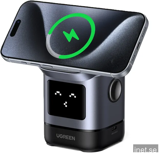 UGREEN Uno 2 In 1 Wireless Charger-Qi2 15w Wireless Charging
