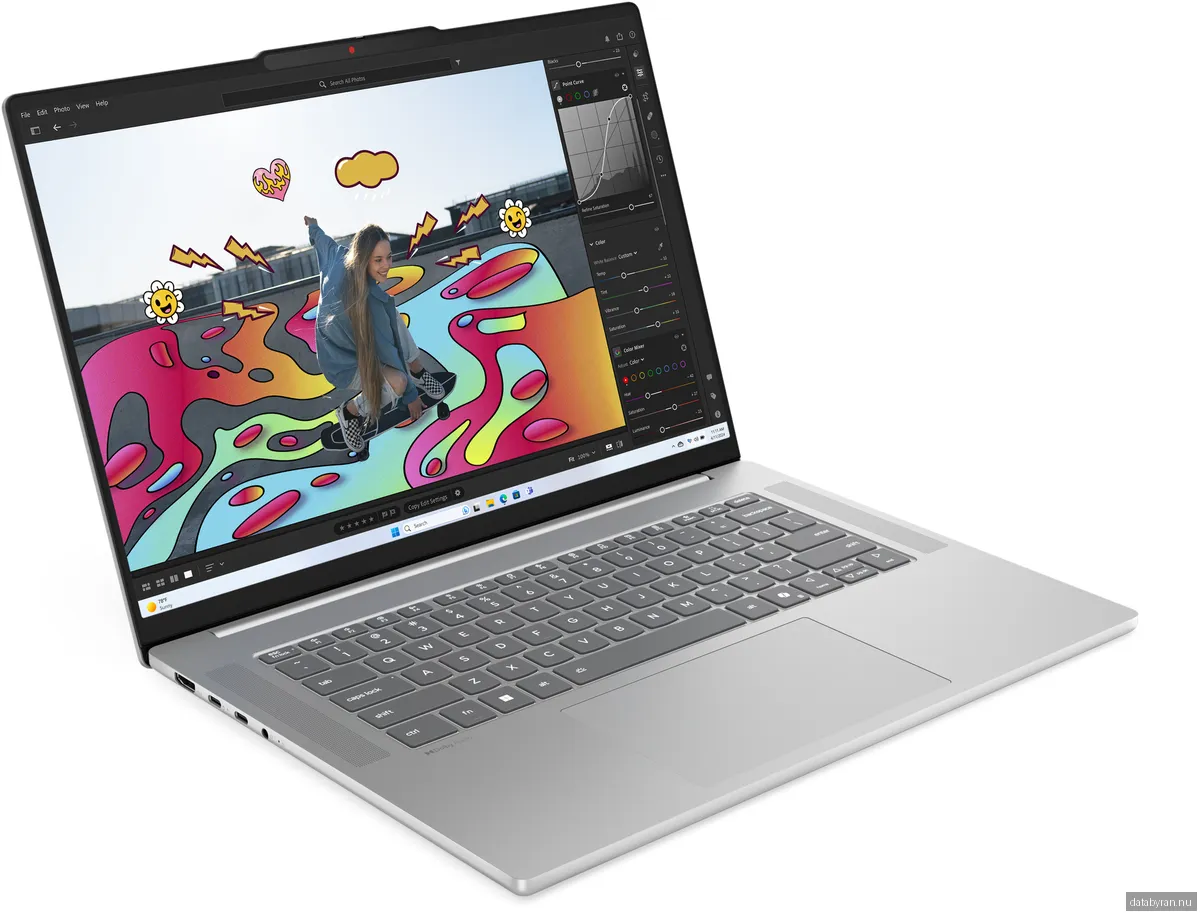 Lenovo IdeaPad Slim 5, 15.1" 2.5K OLED blank, AMD Ryzen 7 7735HS, 16 GB, 1 TB PCIe SSD, WiFi 6E, bakbelyst tangentbord, Win11, 2 års garanti
