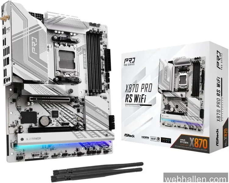 ASRock X870 PRO RS WIFI (Fyndvara klass 3)