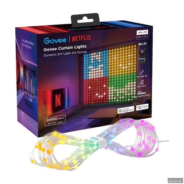 Govee LED-gardinbelysning (Netflix-utgåva)