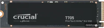 Crucial T705 4 TB PCIE 5.0 NVME M.2 SSD