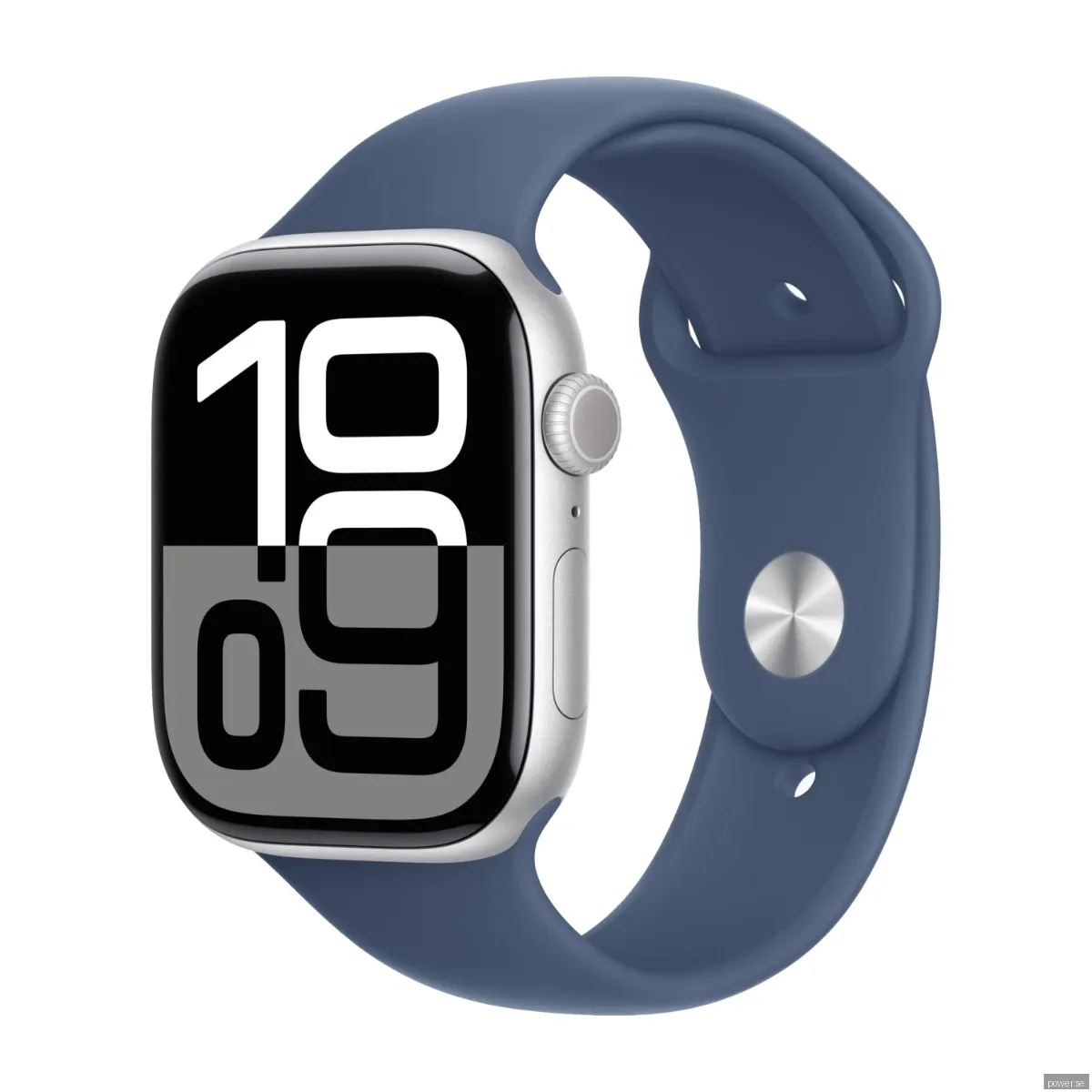 Apple Watch Series 10 GPS + Cell 46 mm silver alum, denim sportband - M/L