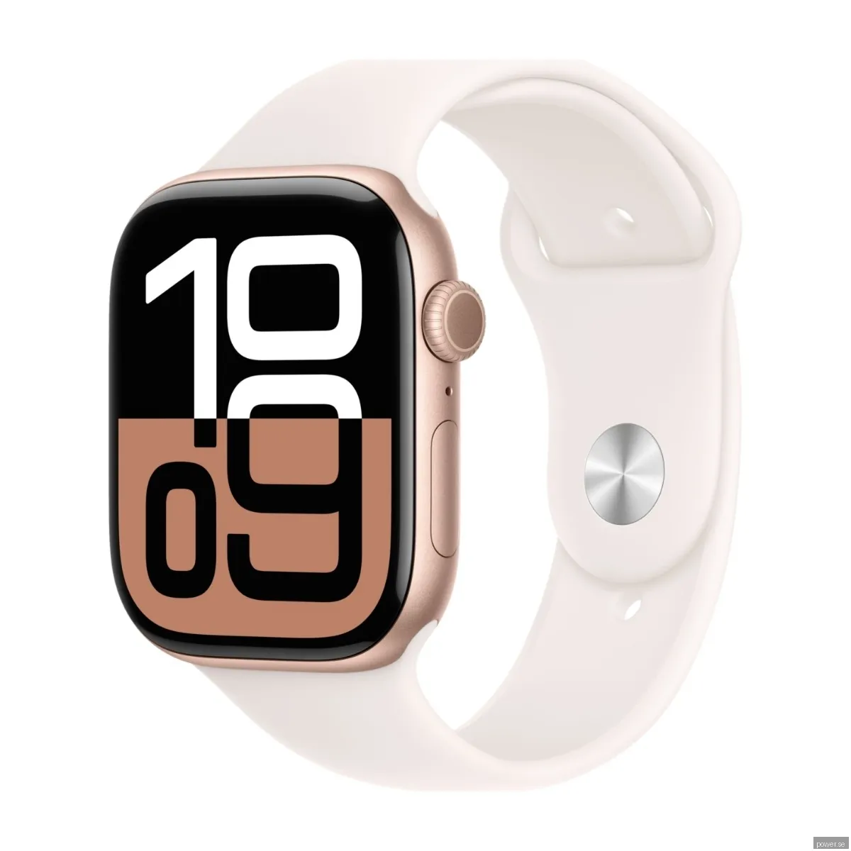 Apple Watch Series 10 GPS 46 mm roséguld alum, rosé sportband - M/L