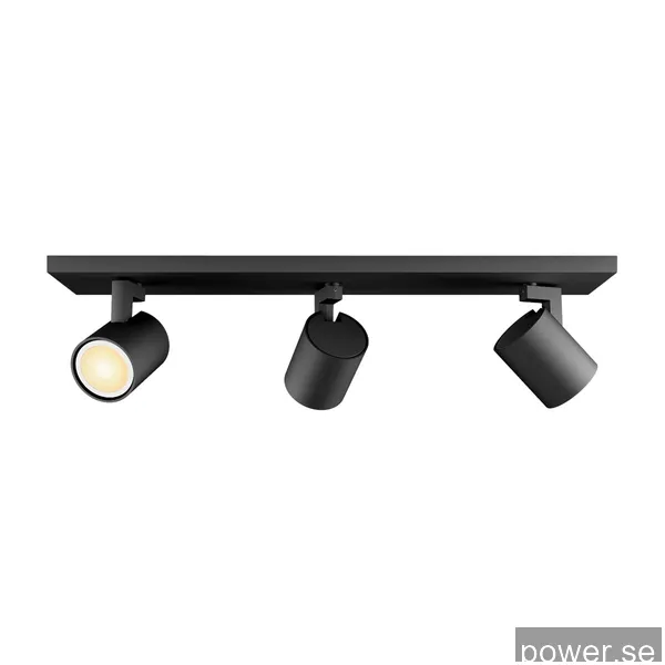 Philips Hue Runner White Ambiance Spotlight 3 x GU10 4.2W Svart