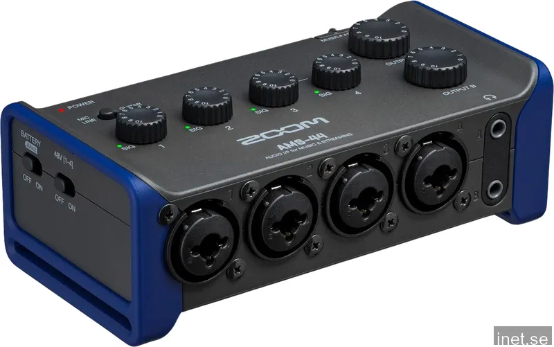 Zoom AMS-44 ljudgränssnitt