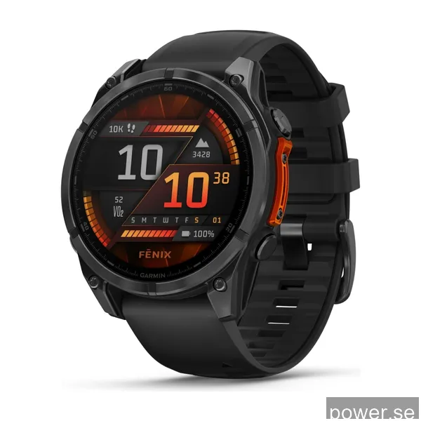 Garmin fenix 8 AMOLED 47mm - Skiffergrå