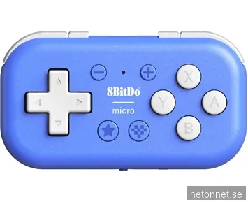8Bitdo Micro Bluetooth Kontroll - Blå