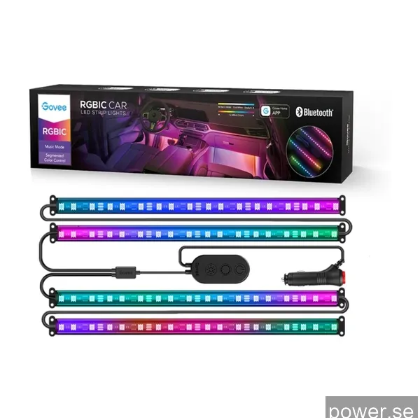 Govee RGBIC Invändiga billjus