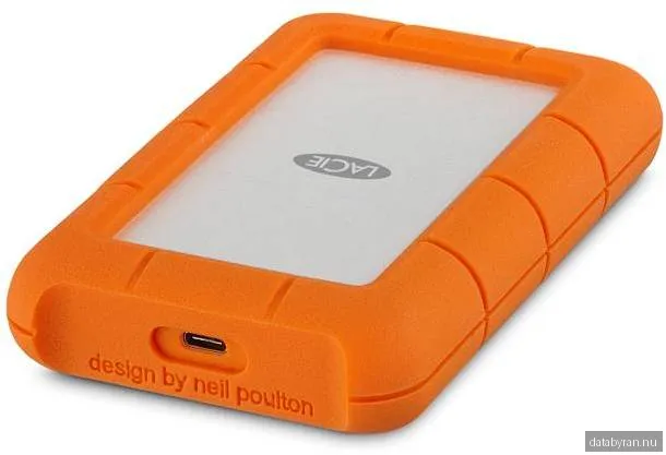 LaCie Rugged 1TB USB-C extern hårddisk
