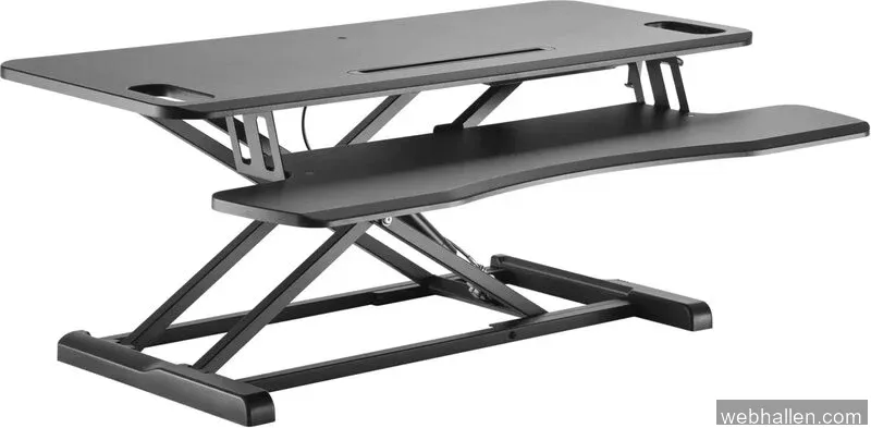 iiglo Ergonomisk höj- och sänkbart skrivbord - Svart