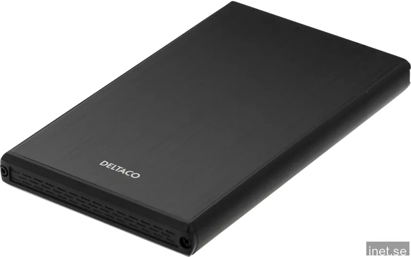 DELTACO HD kabinett 2.5" SATA 6Gb/s till USB 3.0 Svart