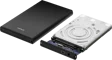 DELTACO HD kabinett 2.5" SATA 6Gb/s till USB 3.0 Svart