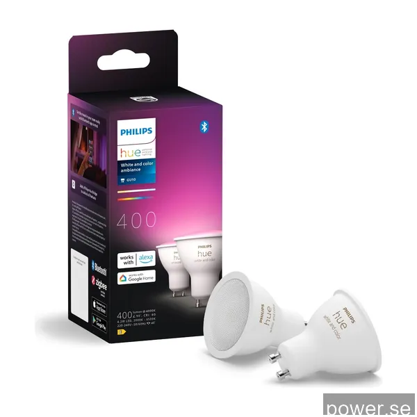 Philips HueWCA 4.2W GU10 EU 2P
