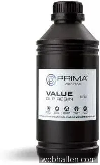 PrimaCreator Value UV / DLP Resin - 1000 ml - Klar