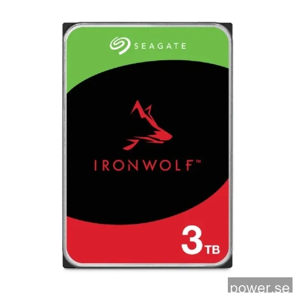 Seagate IronWolf ST3000VN006 NAS-hårddisk, 3 TB