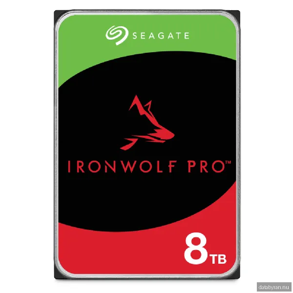 Seagate IronWolf Pro - 8TB - Hårddisk - ST8000NT001 - SATA-600 - 3,5"