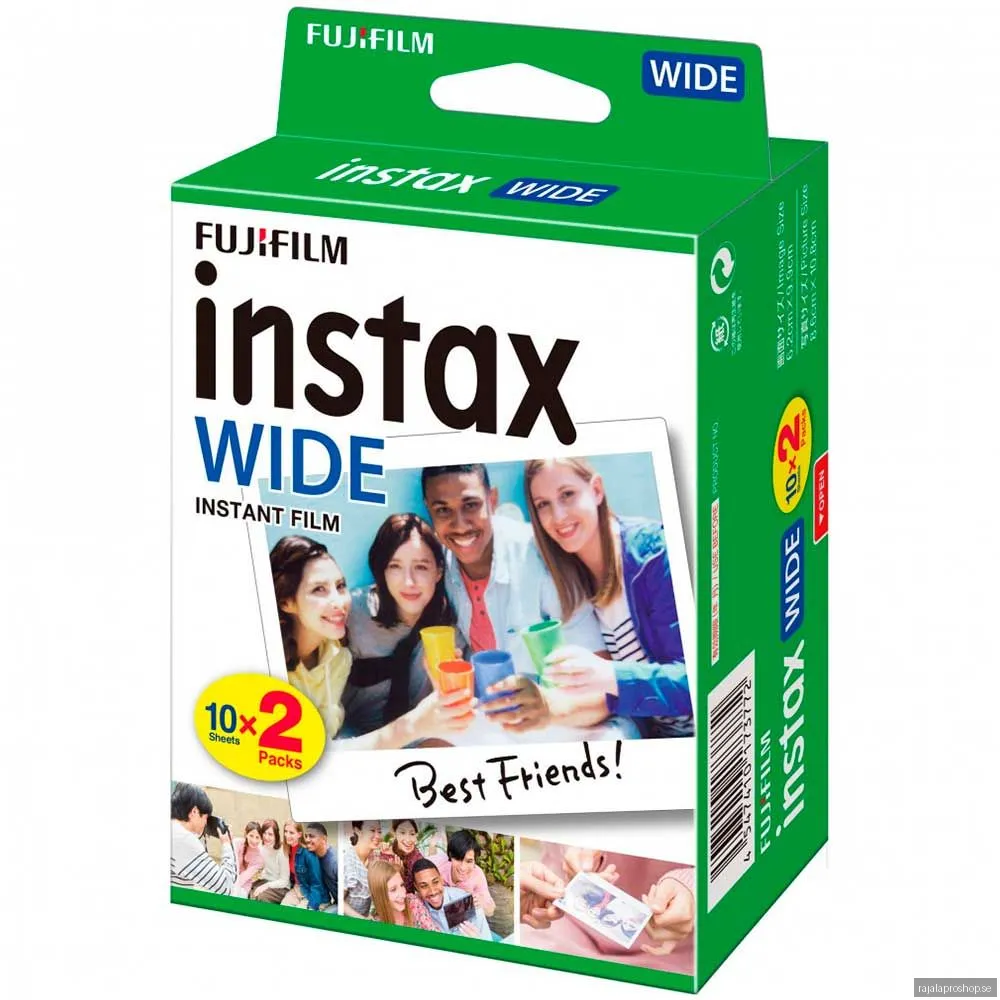 Fujifilm Instax Wide film 20 shots