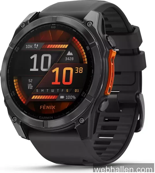 Garmin fenix 8 AMOLED 51mm - Skiffergrå
